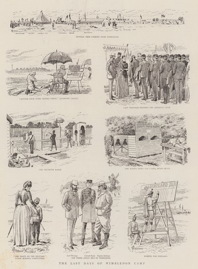 Les derniers jours du camp de Wimbledon - Alfred Chantrey Corbould